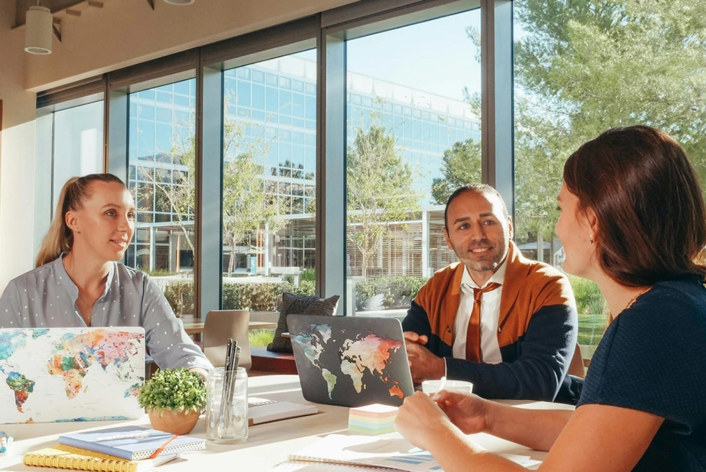 Professional team collaboration